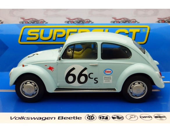 VOLKSWAGEN BEETLE BLUE 66 REF.H4498 SUPERSLOT