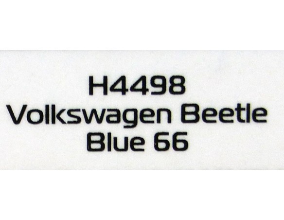 VOLKSWAGEN BEETLE BLUE 66 REF.H4498 SUPERSLOT