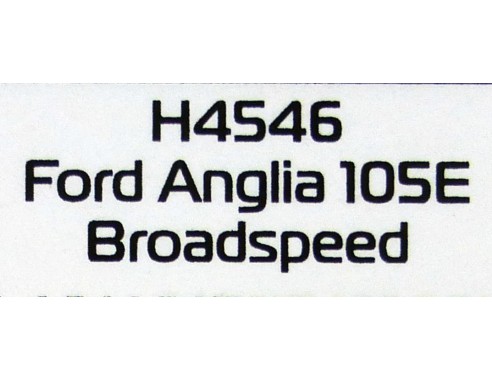 FORD ANGLIA 105E  BROADSPEED REF.H4546 SUPERSLOT