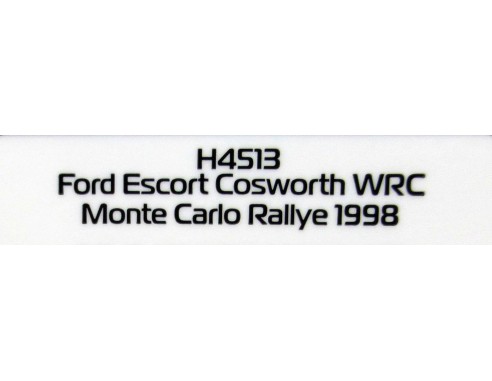 FORD ESCORT COSWORTH WRC MONTE CARLO RALLYE 1998 REF.H4513 SUPERSLOT