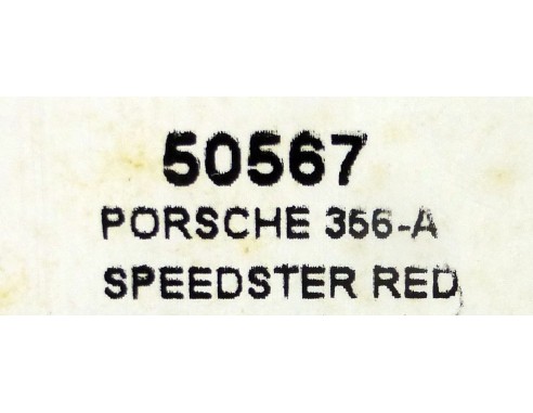 PORSCHE 356A SPEEDSTER RED REF.50567 NINCO