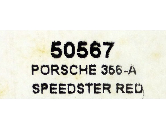 PORSCHE 356A SPEEDSTER RED REF.50567 NINCO