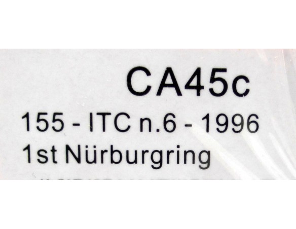 ALFA ROMEO 155 ITC Nº6 1996 1ST NURBURGRING MARTINI  REF.CA45c SLOT.IT