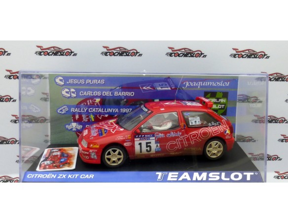 CITROEN ZX KIT CAR RALLY CATALUNYA 1997 SUCIO  ON TRACK REF.SRE34 TEAMSLOT