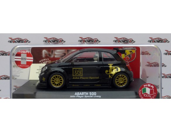 FIAT ABARTH 500 JOHN PLAYER SPECIAL LIVERY Nº2 REF.0428SW NSR