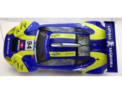 CARROCERIA SPYKER C8 LAVIOLETTE GT2R AZUL SCALEAUTO