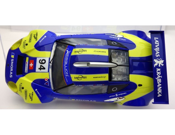 CARROCERIA SPYKER C8 LAVIOLETTE GT2R AZUL SCALEAUTO