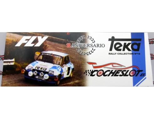 RENAULT 5 TURBO RALLY SAN VICENTE DE LA BARQUERA 1983 Nº1 SUCIO TEKA REF.E2090AR FLY