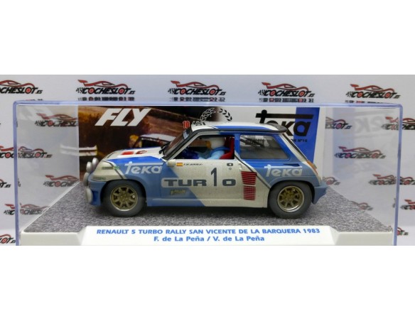 RENAULT 5 TURBO RALLY SAN VICENTE DE LA BARQUERA 1983 Nº1 SUCIO TEKA REF.E2090AR FLY