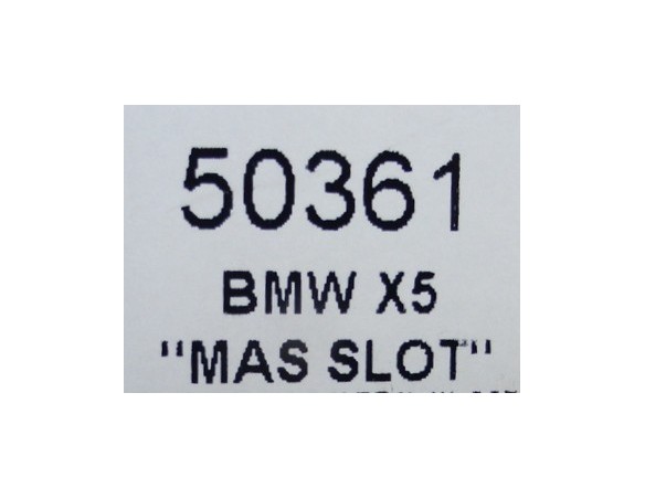 BMW X5 MAS SLOT REF.50361 NINCO