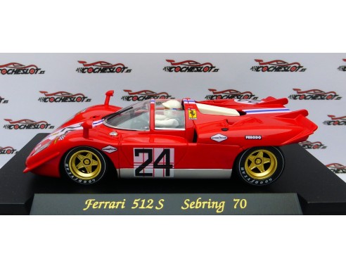 FERRARI 512 S “Sebring 70” ROJO REF.C5 FLY
