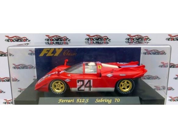 FERRARI 512 S “Sebring 70” ROJO REF.C5 FLY