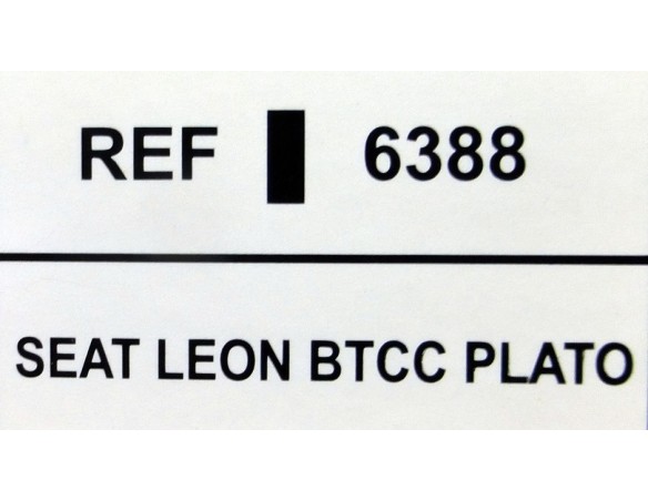 SEAT LEON BTCC PLATO REF.6388 TECNITOYS