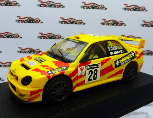 SUBARU IMPREZA WRC BATTERY+ Nº28 REF.H2492 SUPERSLOT