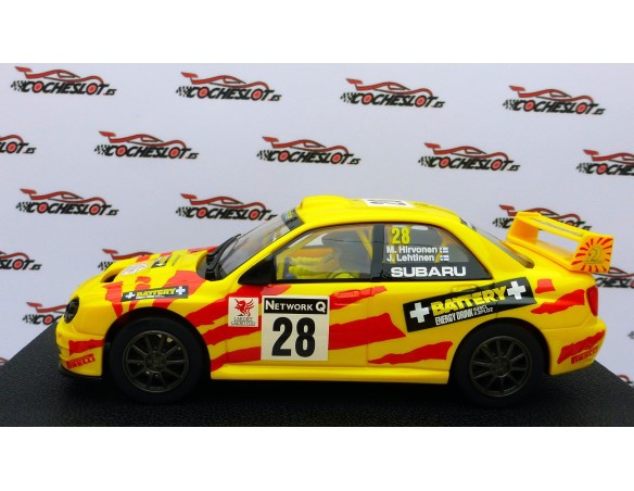 SUBARU IMPREZA WRC BATTERY+ Nº28 REF.H2492 SUPERSLOT