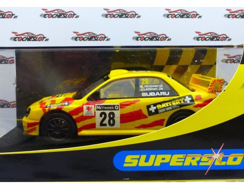 SUBARU IMPREZA WRC BATTERY+ Nº28 REF.H2492 SUPERSLOT