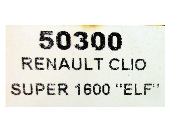 RENAULT CLIO SUPER 1600 ELF REF.50300 NINCO