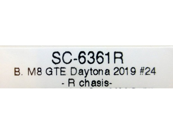 BMW M8 GTE DAYTONA 2019 Nº24 REF.SC6361R SCALEAUTO