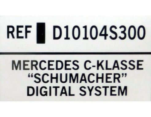 MERCEDES CKLASSE SCHUMACHER DIGITAL SYSTEM REF.D10104S300 TECNITOYS