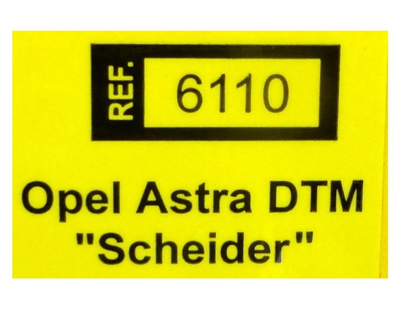 OPEL ASTRA DTM SCHEIDER REF.6110 TECNITOYS