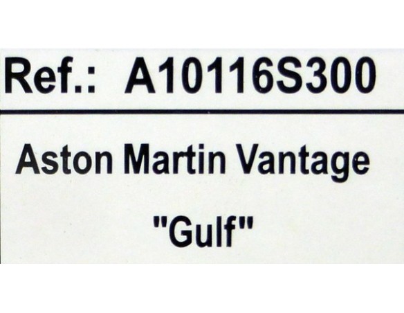 ASTON MARTIN VANTAGE GULF REF.A10116S300 EDUCA