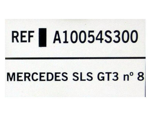 MERCEDES SLS GT3 Nº8 REF.A10054S300 EDUCA