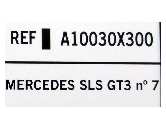 MERCEDES SLS GT3 Nº7 REF.A10030X300 EDUCA