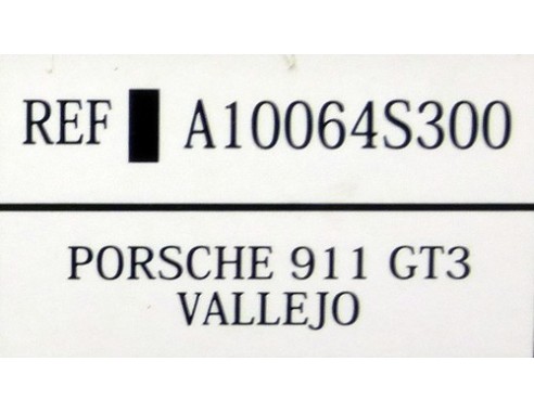 PORSCHE 911 GT3 VALLEJO REF.A10064S300 EDUCA