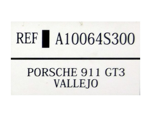 PORSCHE 911 GT3 VALLEJO REF.A10064S300 EDUCA