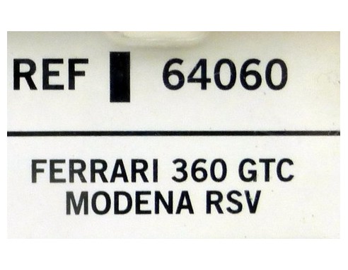 FERRARI 360 GTC MODENA RSV REF.64060 TECNITOYS