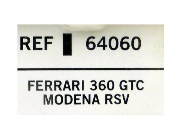 FERRARI 360 GTC MODENA RSV REF.64060 TECNITOYS
