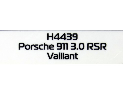 PORSCHE 911 3.0 RSR VAILLANT REF.H4439 SUPERSLOT