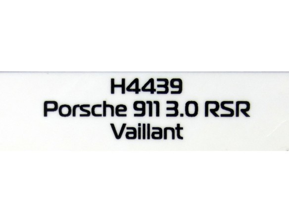 PORSCHE 911 3.0 RSR VAILLANT REF.H4439 SUPERSLOT