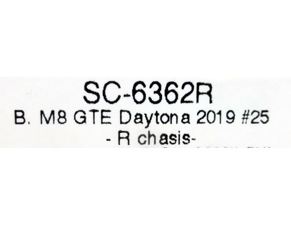 BMW M8 GTE DAYTONA 2019 Nº25 REF.SC6362R SCALEAUTO