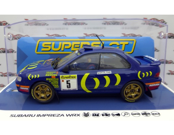 SUBARU IMPREZA WRX CARLOS SAINZ 1995 MONTE CARLO RALLYE REF.H4555 SUPERSLOT