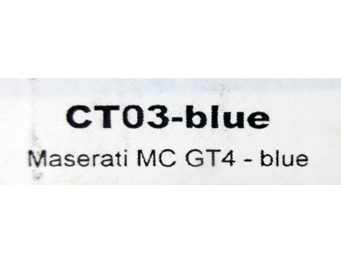 MASERATI MC GT4-BLUE REF.CT03 POLICAR