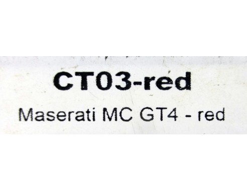MASERATI MC GT4-RED REF.CT03 POLICAR