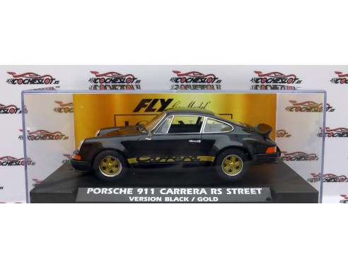 PORSCHE 911 CARRERA RS ICONIC STREET VERSION BLACK/GOLD REF.E2104 FLY