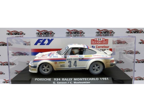 PORSCHE 934 RALLY MONTECARLO 1981 EFECTO NIEVE REF.A2067AR FLY