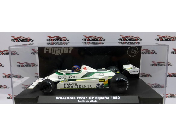 WILLIAMS FW07 GP ESPAÑA 1980 EMILIO DE VILLOTA REF.F01102 FLYSLOT