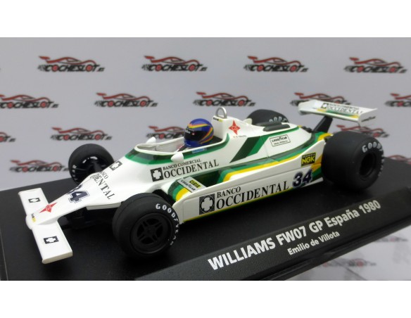WILLIAMS FW07 GP ESPAÑA 1980 EMILIO DE VILLOTA REF.F01102 FLYSLOT