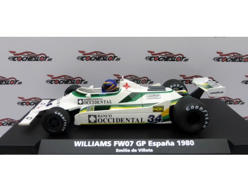 WILLIAMS FW07 GP ESPAÑA 1980 EMILIO DE VILLOTA REF.F01102 FLYSLOT