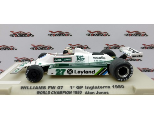 WILLIAMS FW07B GP UK 1980 WORLD CHAMPION ALAN JONES REF.F055107 FLYSLOT