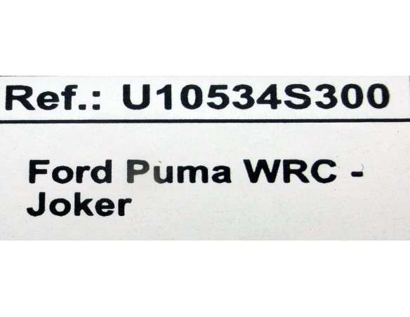 FORD PUMA WRC  JOKER REF.U10534S300  SCX