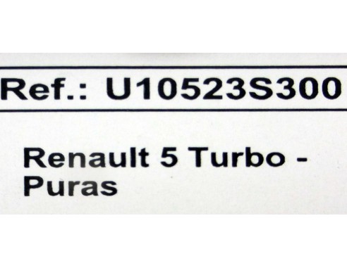 Renault 5 Turbo - Puras REF.U10523S300 SCX