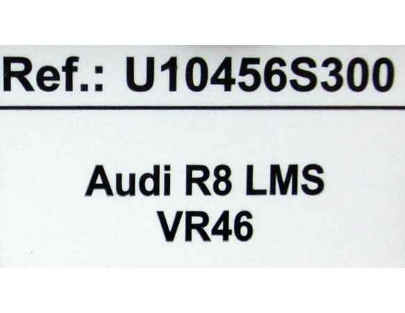 AUDI R8 LMS VR46 REF.U10456S300 SCX