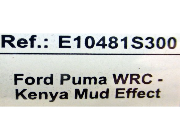 Ford Puma WRC - Kenya Mud Effect REF.U10481S300 SCX