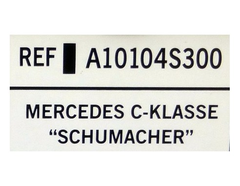 MERCEDES CKLASSE SCHUMACHER REF.A10104S300 EDUCA