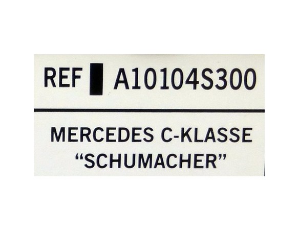MERCEDES CKLASSE SCHUMACHER REF.A10104S300 EDUCA