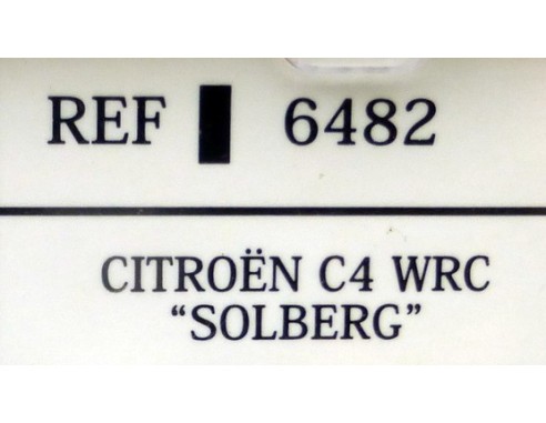 CITROEN C4 WRC SOLBERG REF.6482 TECNITOYS